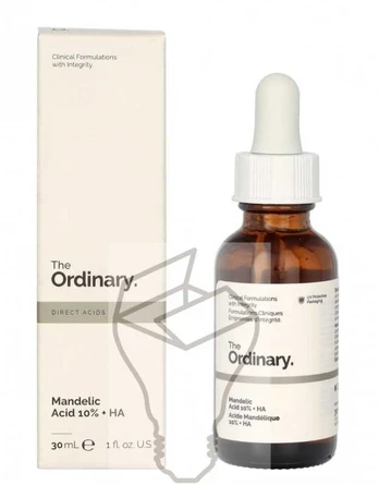 The Ordinary migdolų rūgštis 10% + HA, 30 ml