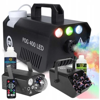 LIGHT4ME GIG SET 2 400W LED skysto rūko generatorius