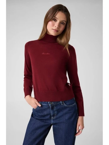 Guess Jeans Golfas 184166 Raudona Classic Fit