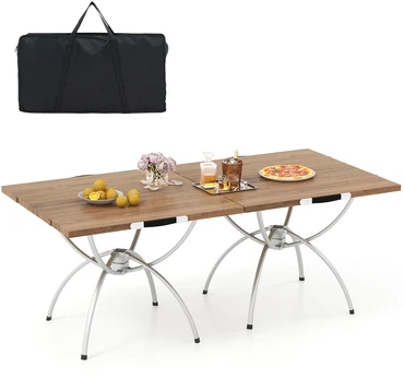 Sulankstomas stalas 61 x 61 x 47 cm 2 vnt.
