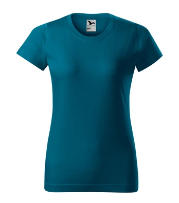 Moteriški Marškinėliai MALFINI Basic 134 Petrol blue, 160g/m2