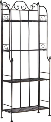 Beliani Lentyna ISERNIA metalinė 155 cm 61 cm juoda