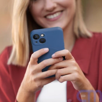 Silicone Mag Cover case compatible with MagSafe for IPHONE 11 blue