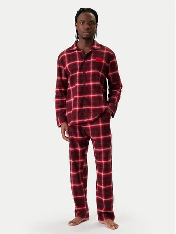 HUGO Pižama Louk 50550084 Raudona Regular Fit
