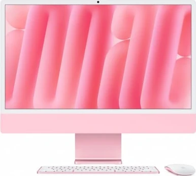 Apple iMac 24 inch: M4 10/10, 16GB, 512GB SSD - Pink