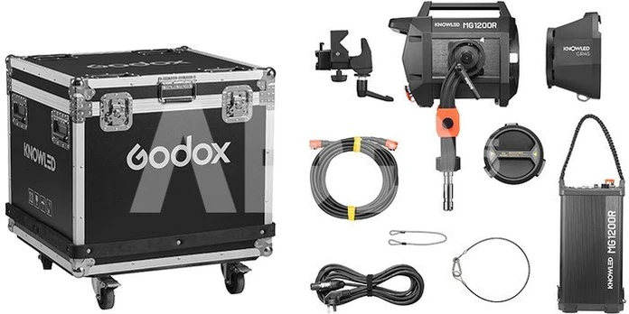 Godox KNOWLED RGB Light with flight Case MG1200R K3