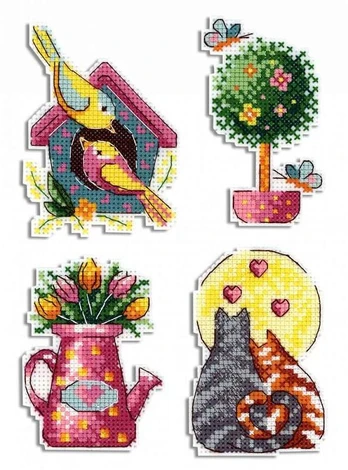 Seasons. Spring. Magnets SR-578