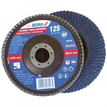 Veduoklinis šlifavimo diskas (lapelinis šlifavimo diskas) 125x22mm,36
