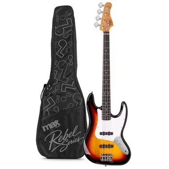 „Rebel“ JB tipo bosinė gitara („Sunburst“ spalvos)