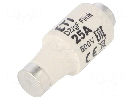 Fuse: fuse | quick blow | 25A | 500VAC | 440VDC | ceramic | DII | D