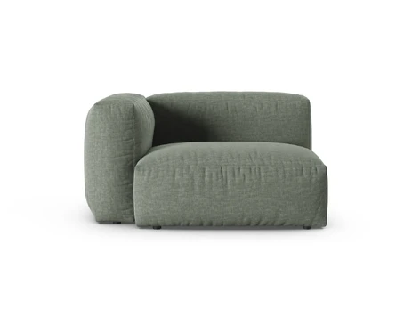 Modul Left, "Martina", 1 Seat, 120x120x75, Moss Green