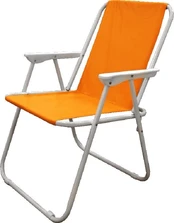 Sulankstoma turistinė kėdė Besk Camping, oranžinė/pilka kaina