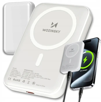 Išorinė baterija Wozinsky, 10000 mAh