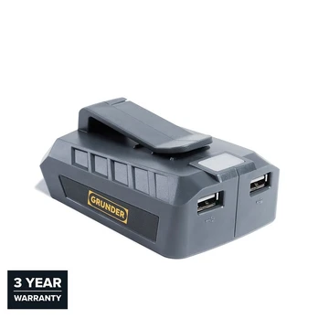 Įkroviklis Grunder ADP-01 2xUSB, 18 V