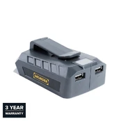 Įkroviklis Grunder ADP-01 2xUSB, 18 V kaina