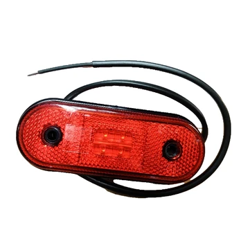Žibintas atšv. LED LP-12 gelt./raud. 0,5m kab.
