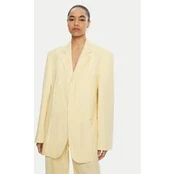 JACQUEMUS Švarkas 22E213JA101 Geltona Regular Fit