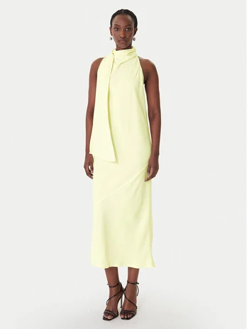 Marella Kokteilinė suknelė Ninfee 2613221083 Écru Regular Fit