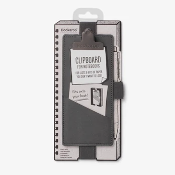 Bookaroo Notebook Clipboard - Charcoal