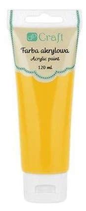 Akriliniai dažai 120ml, MEDIUM CADIUM YELLOW