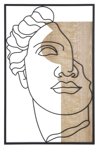 Sieninis skydas DAVID A, 50 × 80 × 2 cm