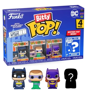 Funko! - Bitty POP 4PK DC Batman Adam West (71314)