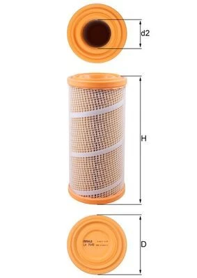 Oro filtras KNECHT LX 7045