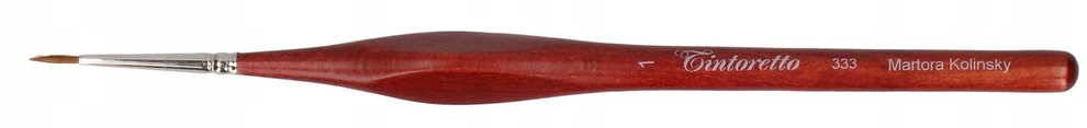 Profesionalus Kolinsky soboliaus teptukas grafikos darbams, 1 dydis
