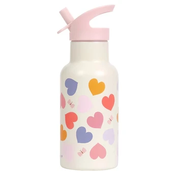 Vaikiška gertuvė iš nerūdijančio plieno 'Širdelės' - 350 ml