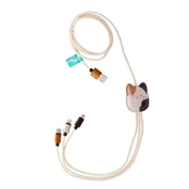 Squishmallows 3in1 charging cable (1.2M) Cam kaina
