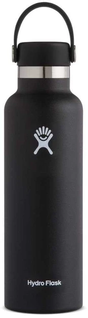 Buteliukas termiczna Hydro Flask Standard Mouth Flex Cap 621 ml - juodas-universalus