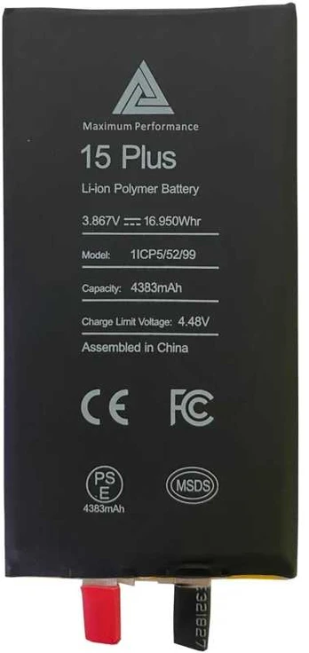 Phoneparts Baterija for iPhone 15 PLUS without flex