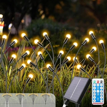 Sodo lemputės Kuwung, 4 vnt, 32 LED
