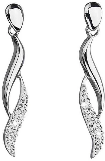 Evolution Group Luxurious earrings with crystals 31162.1 crystal