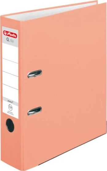 Herlitz segregator A4, 80mm, spalva "lašiša"