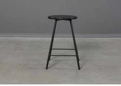 LOFT Juodas pusbario (65cm) taburetė