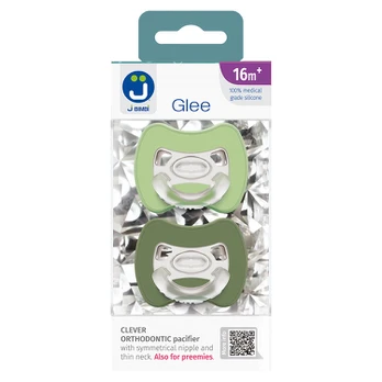 Čiulptukai JBimbi Glee 16m+ Sage-Green 2 vnt.