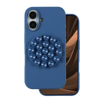 Dėklas Blue Silicone Stick case for iPhone 16 6,1' mėlynas