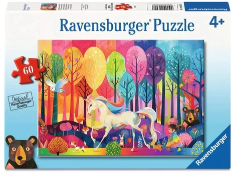 Dėlionė Ravensburger Magic Forest, 36 cm x 26 cm, 60 vnt.