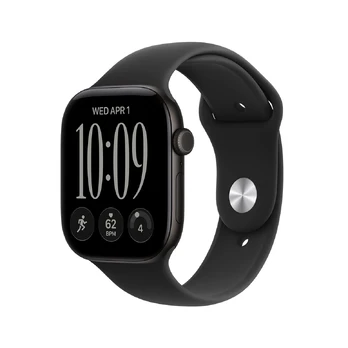 Apple Watch Series 12 42mm Black (Black Rubber Strap M/L)