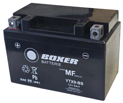 Akumuliatorius Boxer YTX9-BS 12V 8Ah 150A