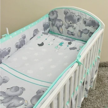 Apsaugėlė lovytei Ankras MIKA Mint 360 cm