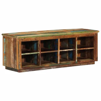 Batų suolelis 110x35x40 cm iš kietos perdirbtos medienos