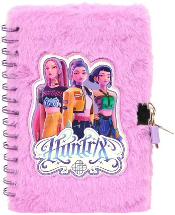 Safta Kpop Demon Hunters Stationery padlock diary set