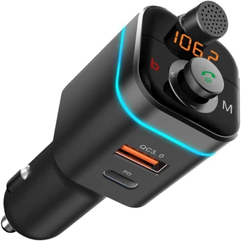 Retoo Transmiter FM su ładowarką MP3 USB SD Bluetooth LCD