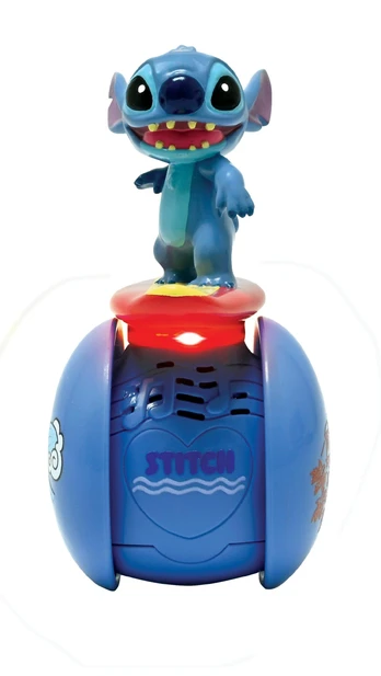 Lexibook - Roller Surfer Stitch – One-wheel perfect balanced Stitch with light and sound effects (ROB01D)