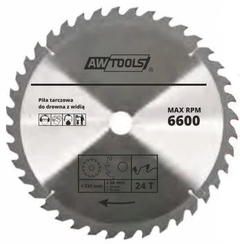 AW-Tools Diskinis pjūklas AWTOOLS WIDI 115x22x30 su