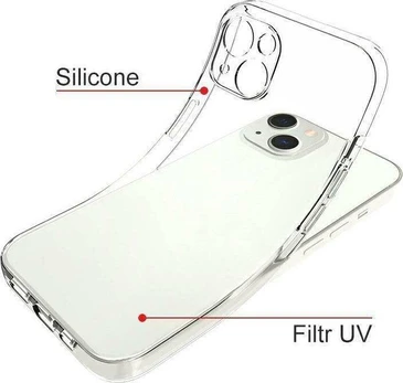 Silikoninis 2.0mm Xiaomi Redmi Note 11 Pro dėklas telefonui skaidrus