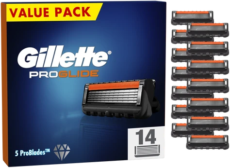 Skustuvo galvutės vyrams Gillette ProGlide, 14 vnt.