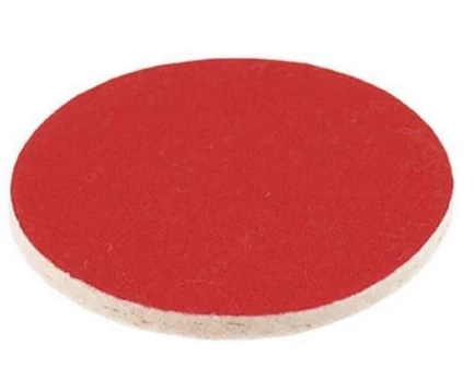 Poliravimo veltinis ant guminio disko PROLINE, 125 mm